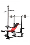 Hop Sport 9074 СКАМЬЯ ПОД ШТАНГУ HOP SPORT С ВЕРХНИМ ТЯГОВИМ БЛОКОМ HS-1060 фото